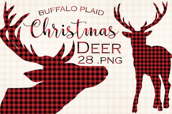 Buffalo Plaid Christmas Deer Graphics Review
