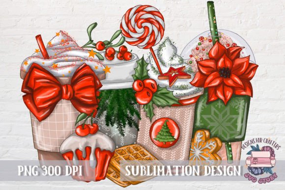 Christmas Coffee LPNG: Festive Illustrations for Brands