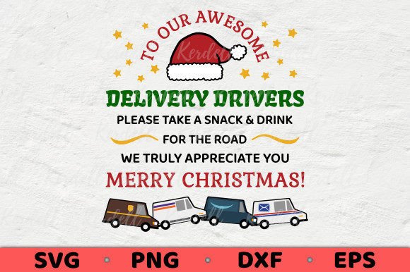 Christmas Delivery Driver SnackThank You: Illustrations Review
