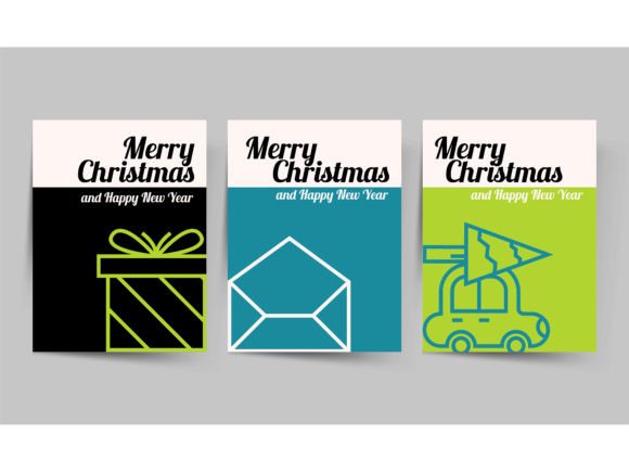 Christmas Party Invitation Poster: Festive Illustrations