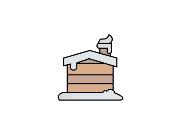 Christmas Snow House: Fresh Illustrations for Festive Blogs