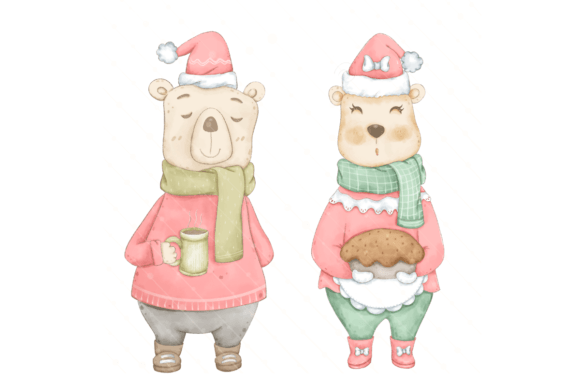 Cozy Bear Christmas Clipart: A Designer's Review
