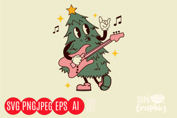 Fa La La La Tree: Retro Illustrations
