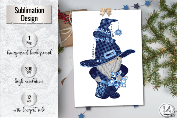 Gnome with Christmas Coffee Drink PNG: Festive Illustrations