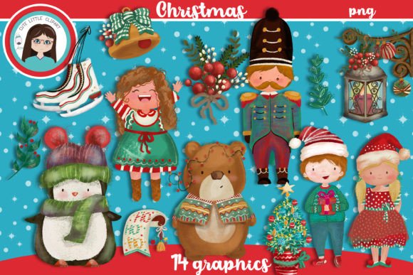 Lovely Christmas Illustrations for Branding