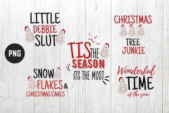 Oh Christmas Tree Cake: Festive Illustrations for Sellers