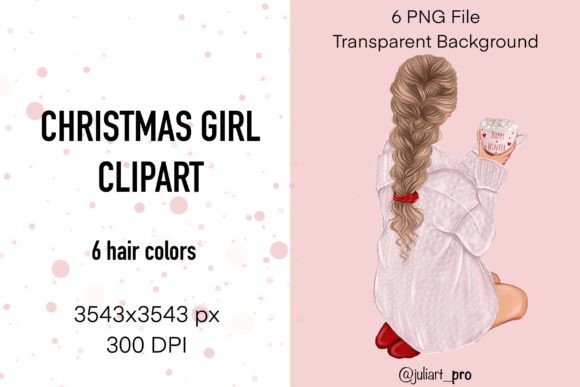 Review: Christmas Girl, Planner Girl Clipart for Embroidery