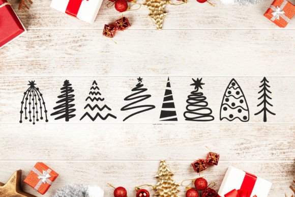 Review: Christmas Tree Svg, Pine Hand Drawn Svg for Stitching