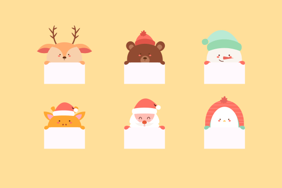 Review: Set of Cute Christmas Character for Holiday Embroidery