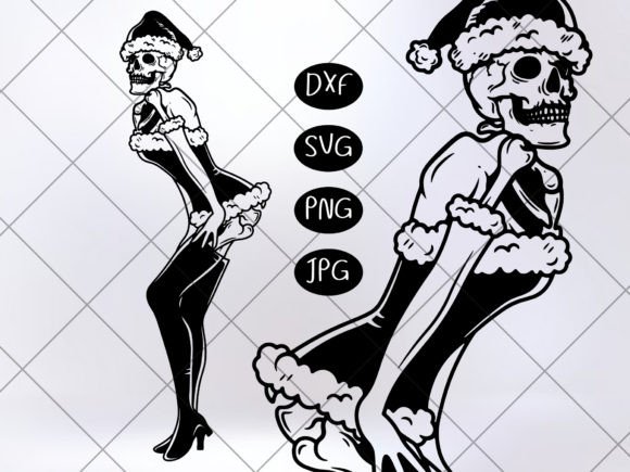Reviewing Christmas Santa Skeletons Svg Illustrations