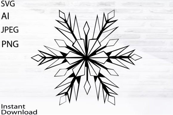 Snowflake Christmas SVG Cut Files & Illustrations Review